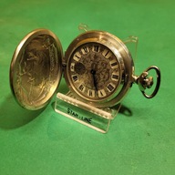 Stary zegarek Kieszonkowy 2x Kryty MOLNIJA