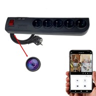 UKRYTA MINI KAMERA WIFI W LISTWIE ZASILAJĄCEJ Z APLIKACJĄ NA TELEFON ONLINE