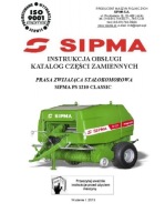SIPMA PS 1211 Classic - instrukcja obsługi, katalog części pras (2013)