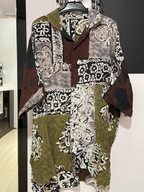 F Koszula imprezowa Saint Andre abstrakcyjne motywy malarskie duża 3XL