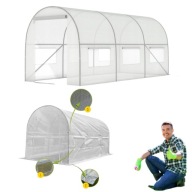 TUNEL FOLIOWY OGRODOWY MOCNY WZMOCNIONY SZKLARNIA WARZYWA FOLIA 300X200CM