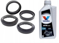 USZCZELNIACZE LAG OLEJOWE PYŁOWE + OLEJ HONDA VT 125 SHADOW 99-07