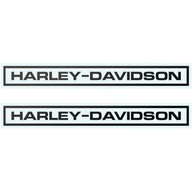 2x Naklejka z logo HARLEY DAVIDSON Wzór HD SQUARED, 18 kolorów, Rozmiary