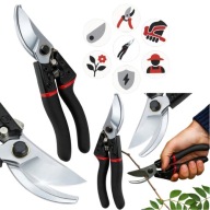 NOŻYCE DO ŻYWOPŁOTU OGRODOWE DO GAŁĘZI SEKATOR DO KRZEWÓW KWIATÓW STAL