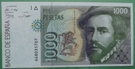 HISZPANIA - 1000 peseta 1992 / st.2+