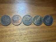 ZESTAW MONET 2 ZŁOTE ROCZNIK 1984 - 1988(5 MONET) VII Zestaw