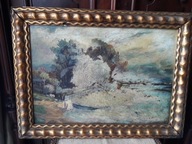 Stary obraz impesjonizm.