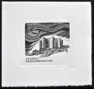 *KP* Jakubowski Wojciech (610/1986) Ex libris Dr Richard Breyer, C2