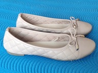 Balerinki Clara Barson r 37 beż/róż bardzo miękkie