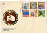 Turcja 1981 FDC Znaczki 2551-6 prezydent Ataturk 100 lat urodzin
