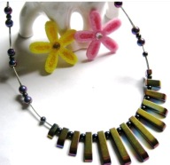 Hematyt opalizujący, minimalistyczny naszyjnik, piękna kolia