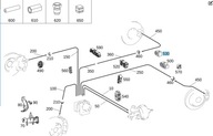 UCHWYT PRZEWODU HAMULCOWEGO MERCEDES A0029951577