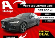 Volvo S60 Volvo S60 B5 B AWD Ultimate Dark 2.0 Hybryda 250KM