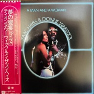 Isaac Hayes & Dionne Warwick A Man And A Woman NM/NM Japan Obi 2 LP 1977