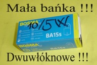 Żarówka BA 15s TRADYCYJNA dwuwłóknowa 12V 10/5W mała bańka 10 szt. NOWE