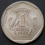 Indie 1 rupee 1983 - stan menniczy -