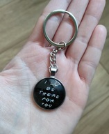 FRIENDS Przyjaciele Serial Brelok Filmowy do kluczy Czarny