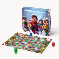 GRA PLANSZOWA ŚWIĄTECZNA MISJA RODZINNA GRA PLANSZOWA MULTIGRA DLA DZIECI