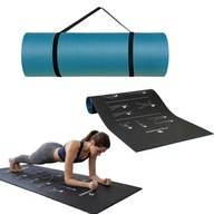 MATA DO ĆWICZEŃ JOGI 186x61cm - TRENINGOWA FITNESS GIMNASTYKA