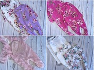 Śliczna Wyprawka dla Dziewczynki MEGA PAKA 82szt 50/56/62/68 perełki