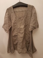MADE IN ITALY SUKIENKA TUNIKA ROZ.L\XL ORYGINA LNIANA LEN