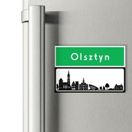 MAGNES TURYSTYCZNY Z PANORAMĄ OLSZTYN – PAMIĄTKA NA LODÓWKĘ