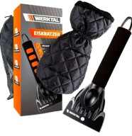 SKROBACZKA Do Szyb 2w1 Ultraszybka z Rękawicą Funkcja Łamania Lodu SOLIDNA