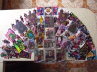 FC BARCELONA, zestaw 70 kart, LEWANDOWSKI, YAMAL, MESSI Karty TOPPS, PANINI