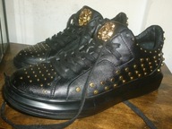 BUTY GUESS-R-41-WKŁ-26,5CM-SKÓRA NAT-CUDNE.JAK NOWE.