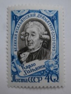 ZSRR - Goldoni - włoski dramaturg - Mi. 2075 **