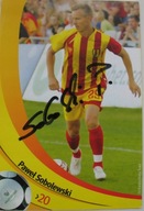 Karta klubowa autograf Korona Kielce Sobolewski