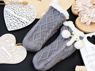 Paputki bambosze warkocz futerko 28/29