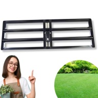 NIWELATOR TERENU RĘCZNY RÓWNIARKA ROZGARNIARKA DO TRAWNIKA STALOWY 120X30