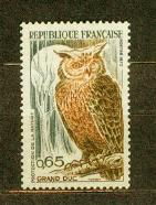 FRANCJA** Ptaki, sowa Mi 1787