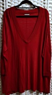 H M BB - FAJNA, LEKKA DZIANINKA W DOJRZAŁEJ CZERWIENI ok 54