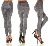 LEGGINSY W KIESZONKI-ROZM UN