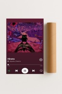 Plakat bez ramy 30x40cm Hinata Szpaku, rap, hip-hop | Pomysł na Prezent