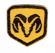 DODGE ____ ŁATKA, NASZYWKA 4x4cm