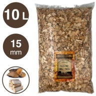 Zrębki do wędzenia OLCHA + BUK 10 Litrów | gradacja XL (15 mm) SuperSmoke