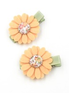 Momilio handmade Spinki do włosów dla dziewczynki kwiatki Adele