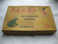 POLLENA ASTRA PRZEMYŚL stare FARBY AKWARELOWE SZKOLNE PRL