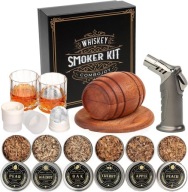 ZESTAW DO WĘDZENIA WHISKEY SMOKER KIT 6 SMAKÓW ZAPARACZ KOKTAJLI NA PREZENT