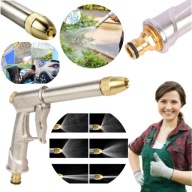 PISTOLET ZRASZACZ OGRODOWY NA WĄŻ OGRODOWY DO KWIATÓW KRZEWÓW METALOWY