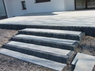 Palisada łupana, cegła, obrzeże 40x11x10 Gra./Brą.