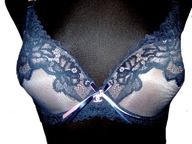 Koronkowy biustonosz stanik push-up r. 80B