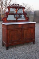 KOMODA DREWNO ANTYK BUFET RZEŹBIONA