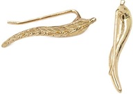 Kolczyki mini listki