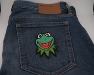 Naszywka Haftowana KERMIT Żaba The Muppets – 9 x 6,5 cm