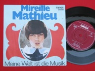 MIREILLE MATHIEU meine welt ist die musik SP Amiga 1971 NM