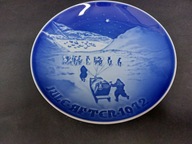 Kolekcjonerski Talerz Christmas B & G 1972